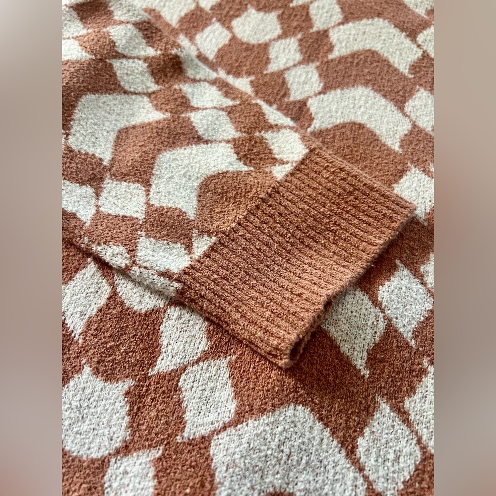Spiritual Gangster Crimp Yarn Gemma Sweater in Canyon Geo, Size S. EUC. - Picture 4 of 13